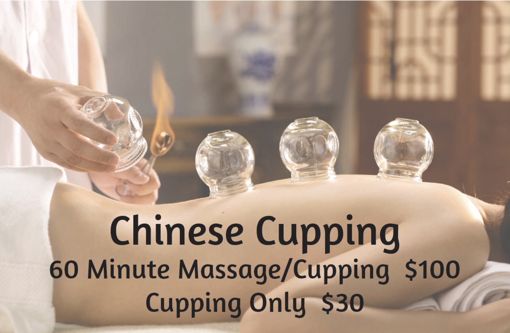 Chinese cupping service at Panda Massage