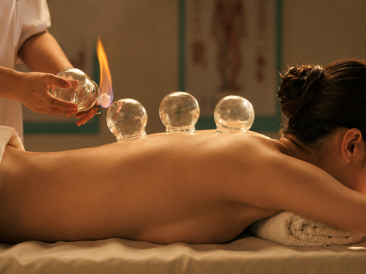 Cupping service at Panda Massage